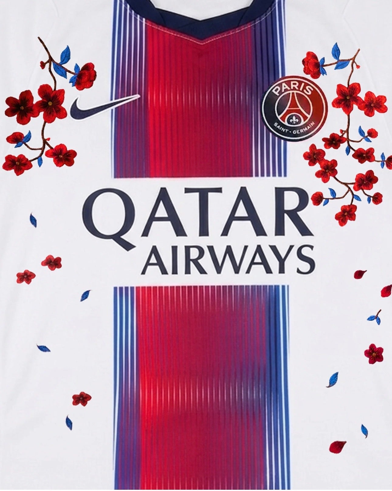 PSG White Embroidered